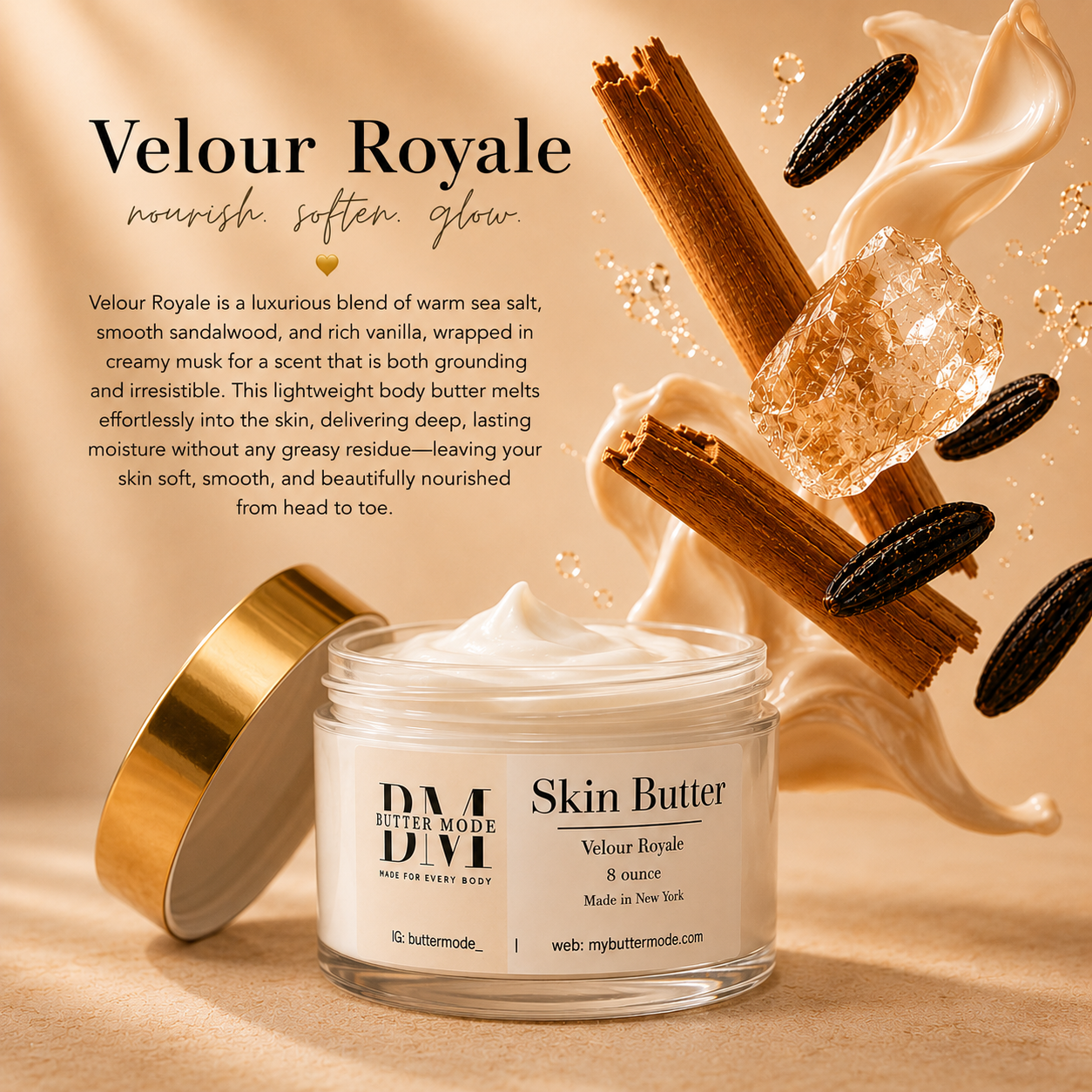 Velour Royale Body Butter 8oz