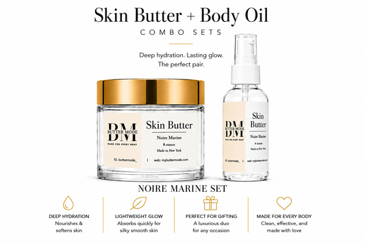 Noire Marine Combo Set (8oz Butter + Body Oil)